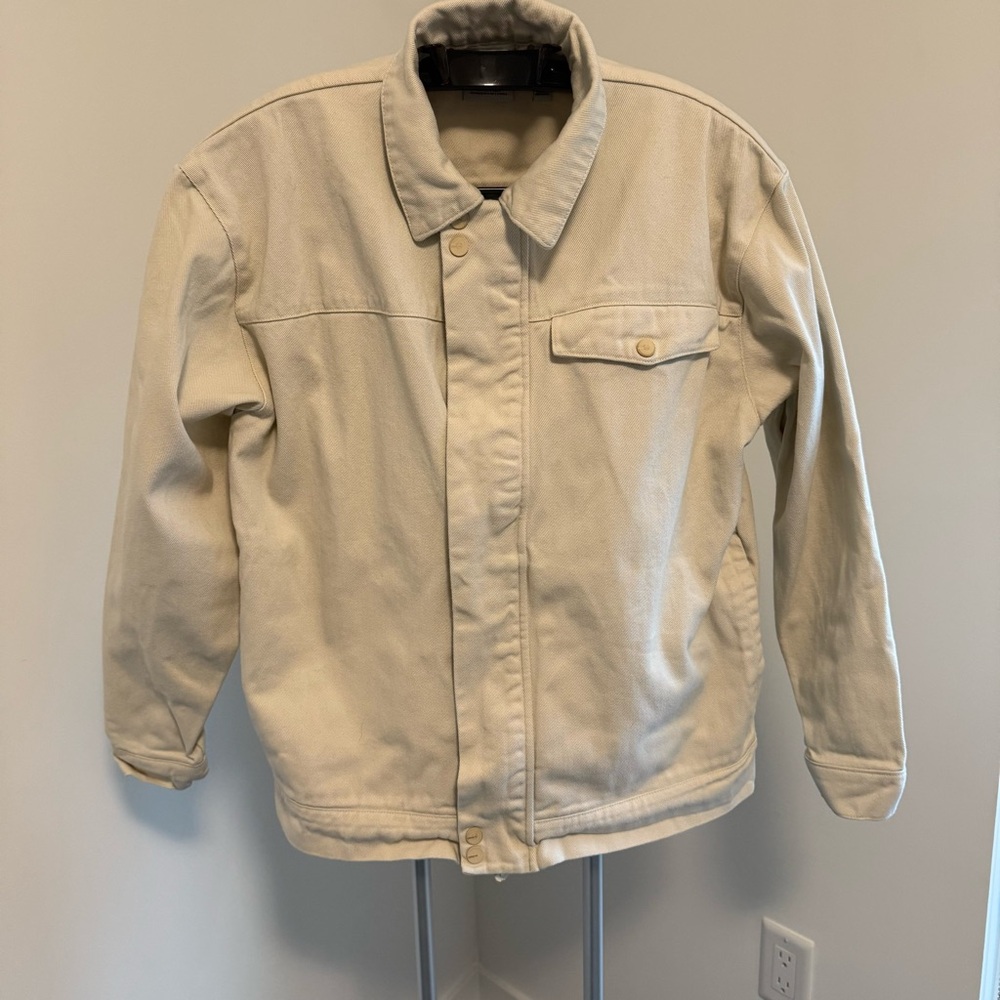 Adidas Cream Bomber Jacket